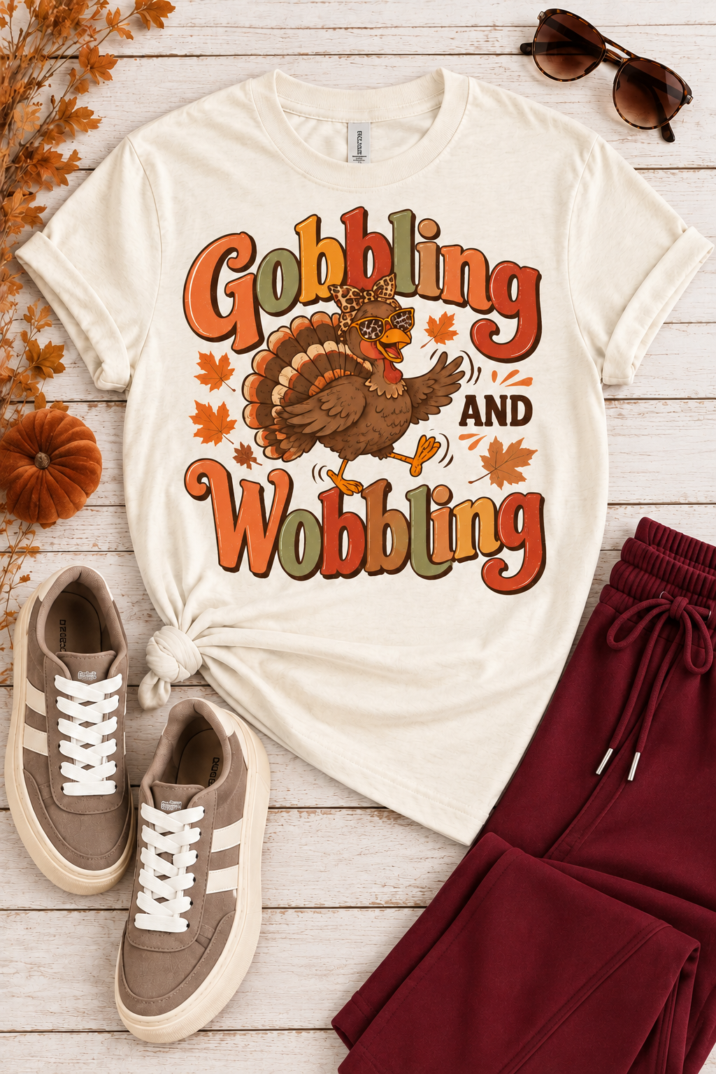 Gobbling and Wobbling Graphic Tee