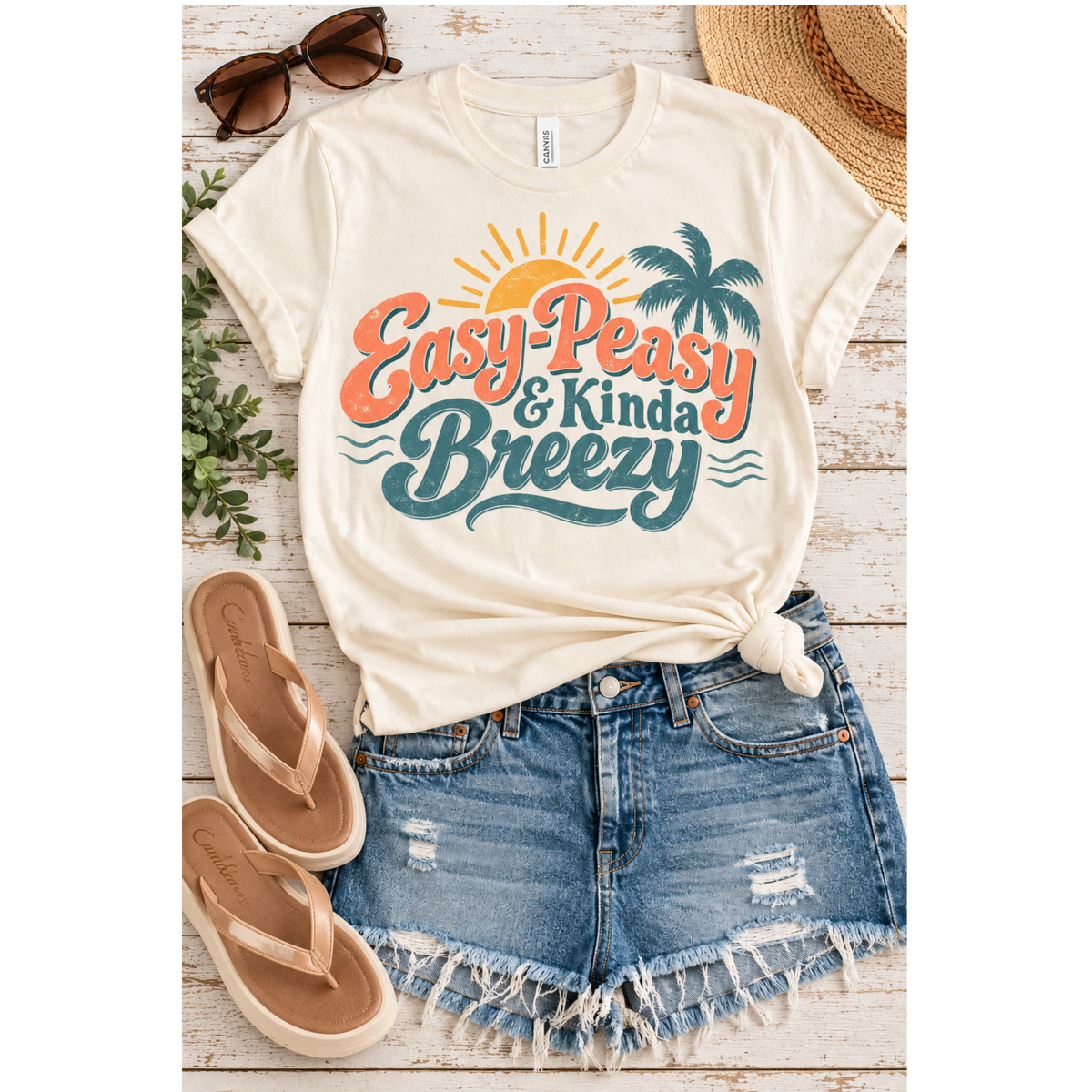 Easy Peasy & Kinda Breezy Tshirt